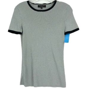 RACHEL ROY WOMEN'S GREY SHIMMER BLACK TRIM SIZE MEDIUM